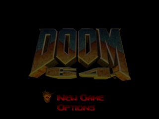 Doom 64 title screen for Nintendo 64